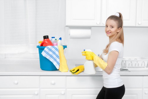 Different curtain fabrics arranged for safe cleaning care