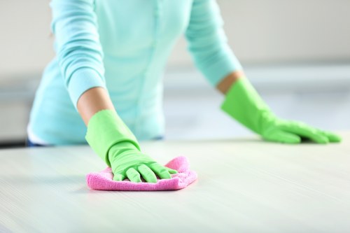 Spot treatment and stain removal on commercial carpeted floors